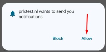 Allow Notifications