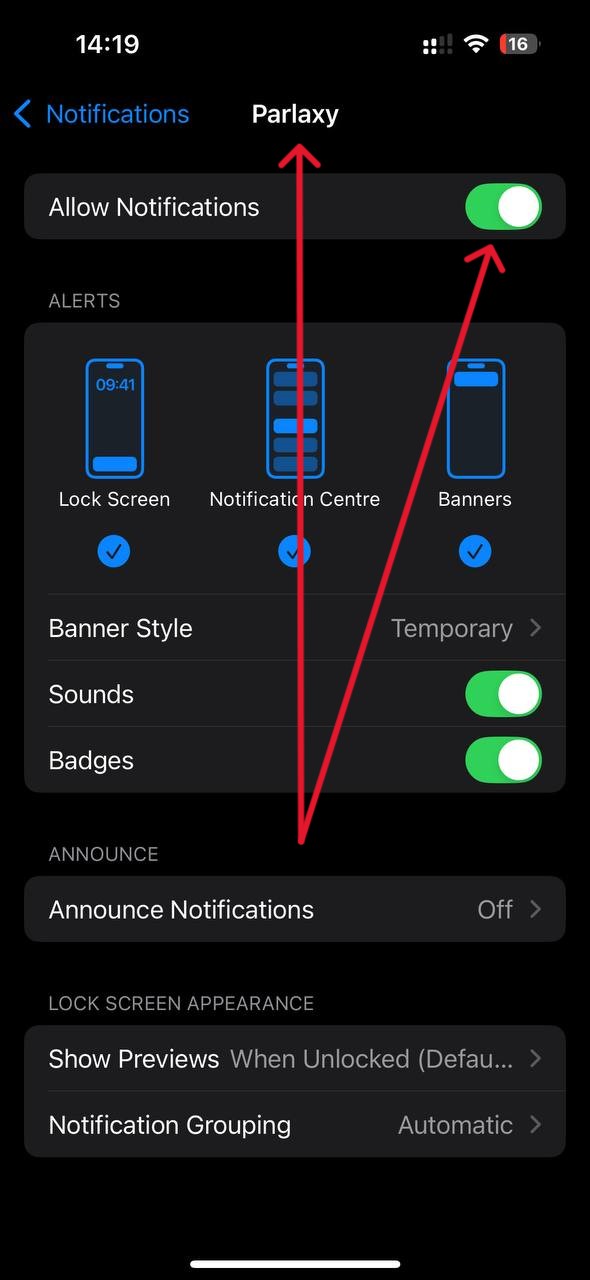 settings-nofications-Parlaxy